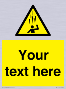 Custom Falling Ice sign